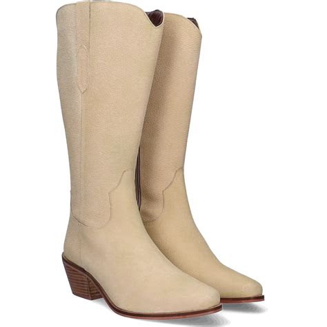 Camberley - Beige - Extra Wide Calf Cowboy boots - JJ Footwear US