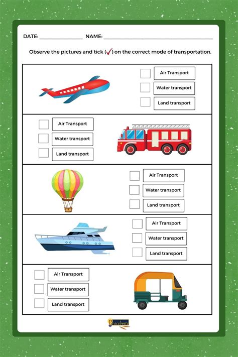 Transportation Worksheet 的图像结果
