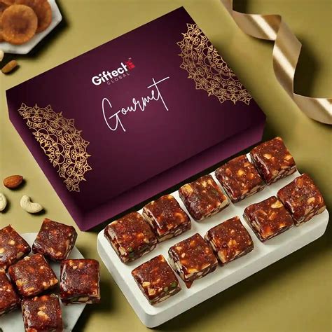 Sugar Free Anjeer Dryfruit Barfi - Fig Barfi | Natural Sweet – Giftech ...