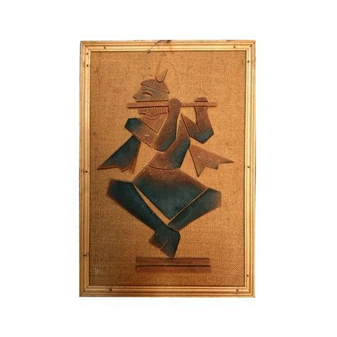 Handmade Terracotta Wall Hanging Lord krishna Wall Art – Incotta