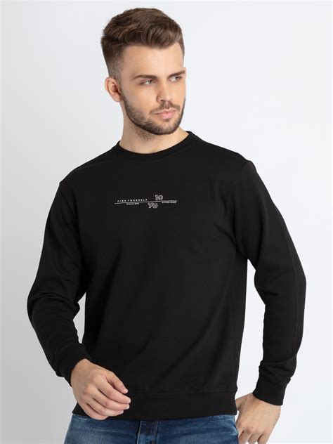 Buy Black 1998 Print Lightweight Sweatshirt for Men | Status Quo