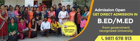 B Ed B.Ed distance learning institute Delhi M.ed correspondence MDU