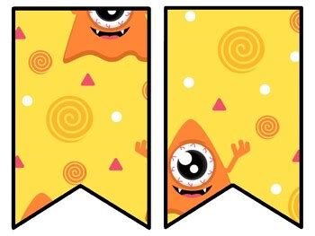 Monster Bulletin Board Decor Kit, Monster Letters school resource by ...