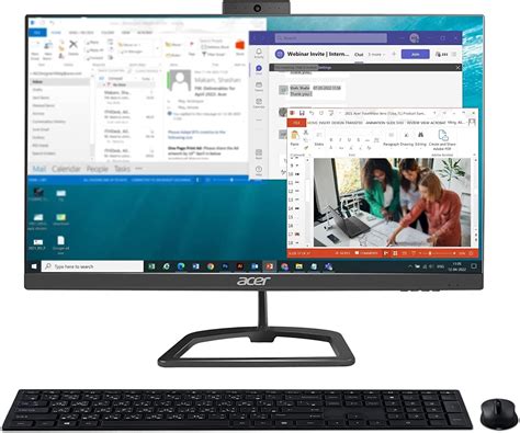 Acer C24 23.8 inch Full HD IPS All In One Desktop I Intel Core i3 ...