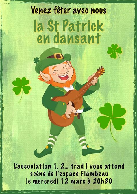 Atelier ouvert pour la Saint Patrick, Mirecourt Espace Flambeau, Nancy ...