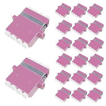 GwliUni 20Pcs LC to LC Multi-Mode Couplers OM4 4 Channels, Fiber ...