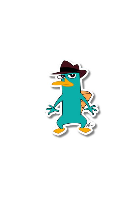 Perry the Platypus Sticker – Posterwa