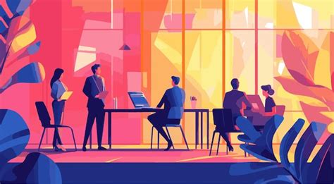 Business Meeting Vector 的图像结果