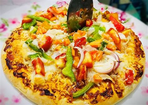 Farmhouse pizza Recipe by Nidhi Tyagi(Dipti) - Cookpad
