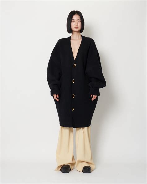 KASSEL- OVERSIZED CHUNKY KNIT CARDIGAN – HARUNOBUMURATA