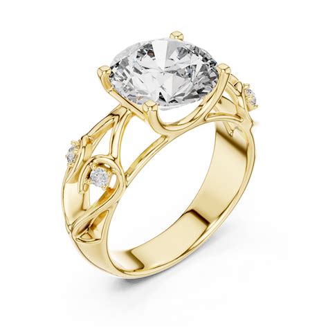 1ct Lab Grown Diamond Vintage Ring – Harmonic Jewels