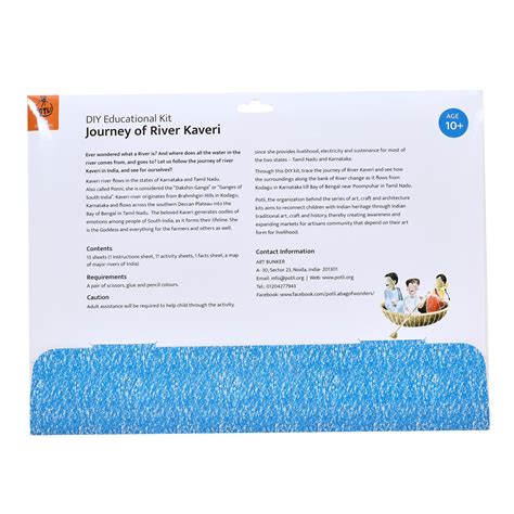 DIY Colouring kit Journey of River Kaveri – Potli - A Bag Of Wonders