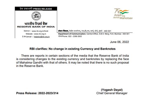 No change in existing Currency and Banknotes: RBI