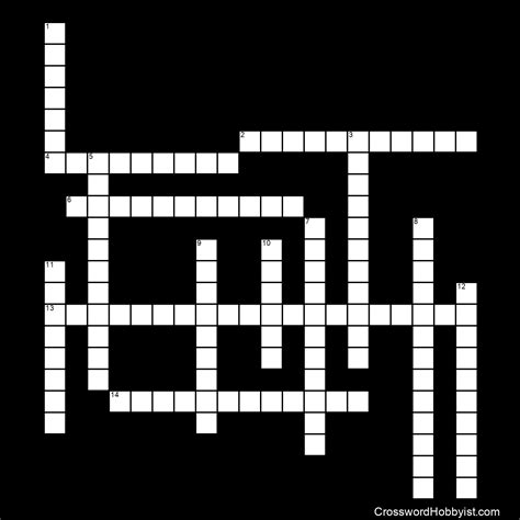 Crossword Puzzle Clues Examples at Annabelle Wang blog