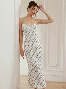 Aveloria Rosie French Romantic Elegant Classic Black & White Polka Dot ...