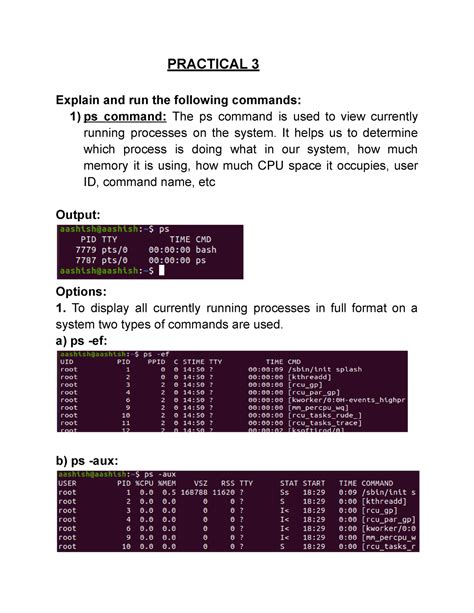 vi editor commands in Linux operating system - PRACTICAL 3 Explain and ...