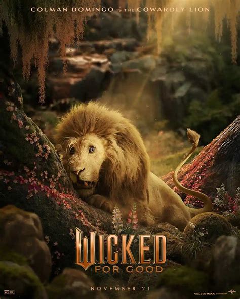 Wicked: For Good - Colman Domingo as the Cowardly Lion Character Poster ...