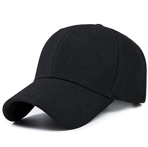 Buy Unisex Flexifit Backside Closed Caps for Men & Women (Black) at ...