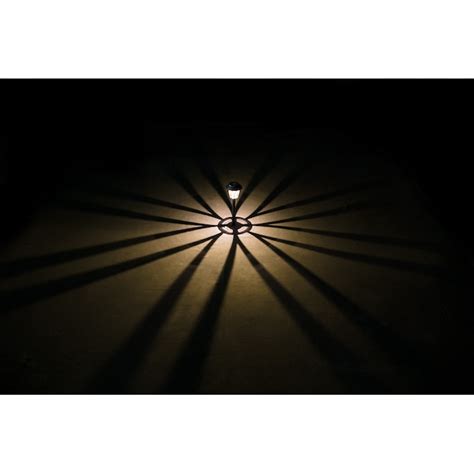 Harbor Breeze 4-Pack 5-Lumen Black Solar LED Outdoor Path Light (3500 K ...