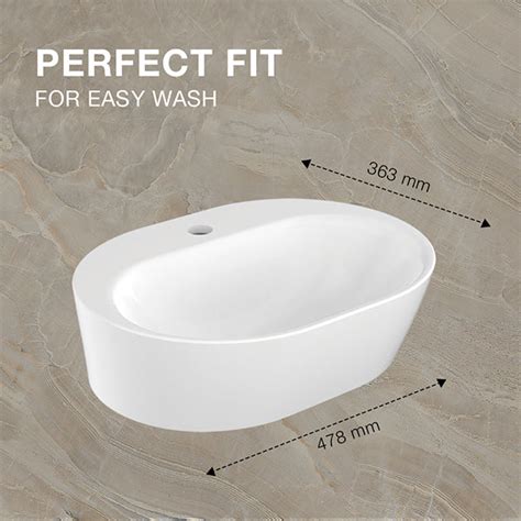 Kohler Span Round Table Top Round Wash Basin In White – Kohler Online Store
