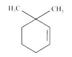 1 - Bromo -2, 2 - dimethylcyclohexane on treatment with methanol gives