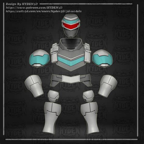 🦸‍♂️ vigilante (from peacemaker) armor・ STL File for 3D printing・Cults