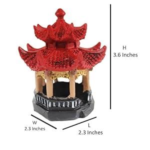 Wonderland Miniature Red Big Gazebo|Garden Miniatures| Garden Tray ...
