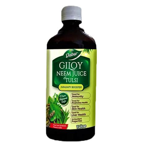 Dabur Giloy Neem Juice with Tulsi 1 Litre – Carrydor Online Grocery Store