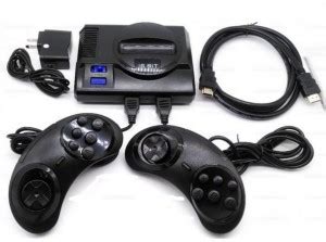 Clubics Super Mini MD 16 Bit - Kids HD TV Video Game Box (Black ...