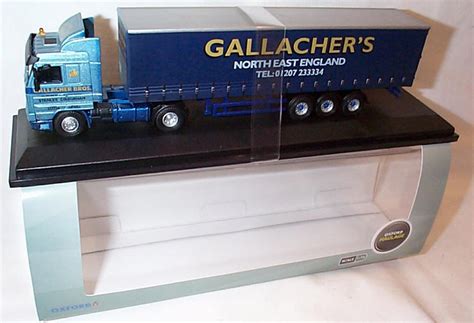 Oxford Haulage Scania 113 40ft Curtainside Gallachers Lorry 1 76 ...