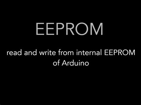 Image result for How to Use Arduino Internal EEPROM