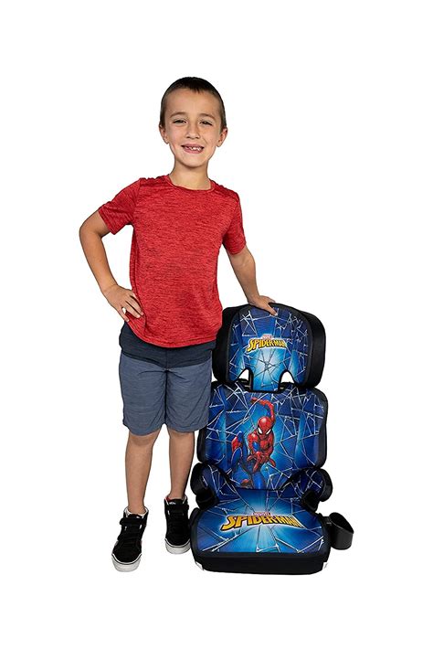 KidsEmbrace Marvel Spider-Man High Back Booster Car Seat, Spider-Man ...