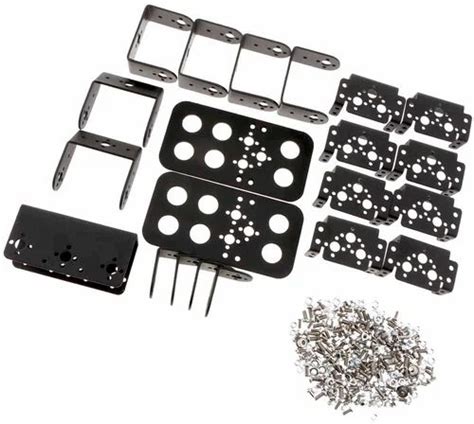 DIY 8DOF Biped Robot- Full Metal DIY Humanoid Robot Kit (without Servo ...