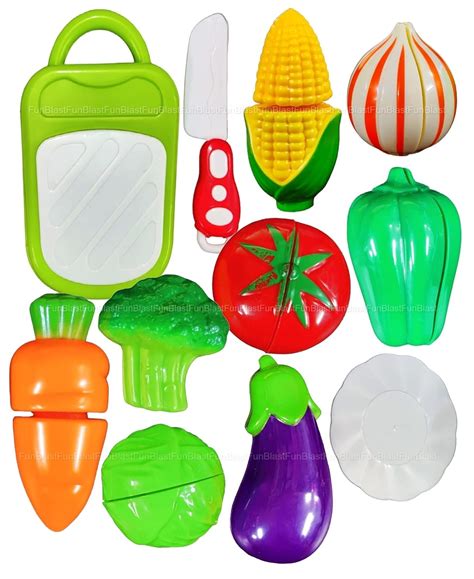 Buy FunBlast Realistic Fruit Toy for Kids, Kids Toy with Chopping Board ...