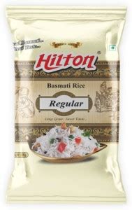 HILTON Regular Basmati Rice Basmati Rice (Medium Grain, Steam) Price in ...