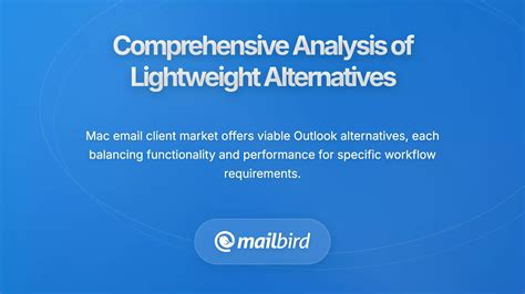 Best Lightweight Email Clients for Mac 2026 | Outlook Alt | Mailbird