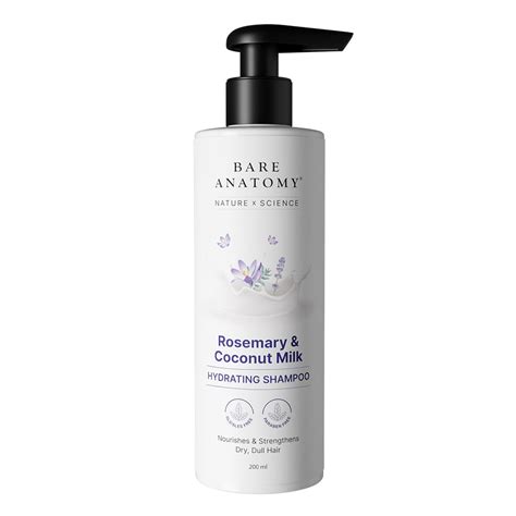 Bare Anatomy Nature x Science Rosemary & Coconut Milk Hydrating Shampoo ...