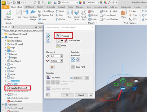 Image result for Inventor Pattern Hole Over Chain