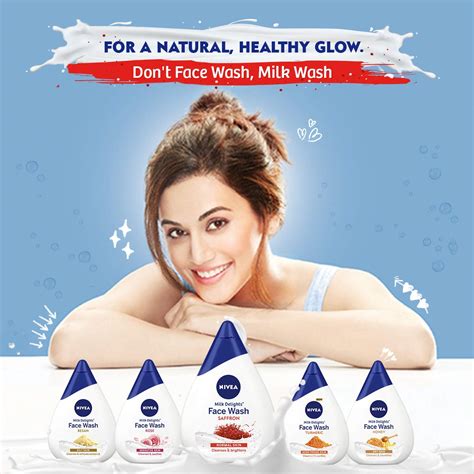 Nivea Face Wash for Normal Skin, Milk Delights Saffron – Fetch N Buy