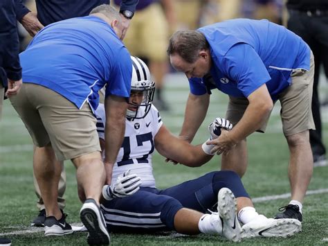 BYU's Moroni Laulu-Pututau doing everything he can to overcome injury ...