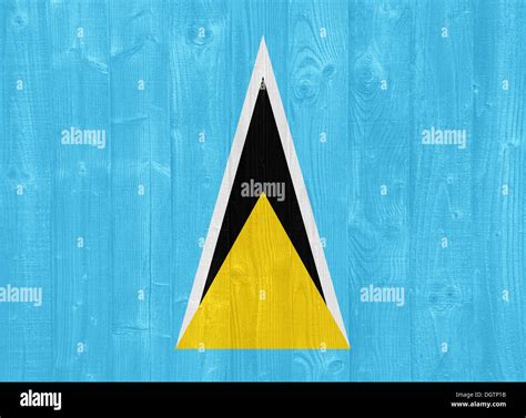 Saint lucian flag hi-res stock photography and images - Alamy