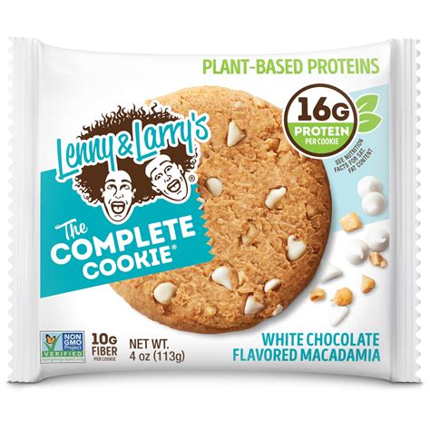 Lenny & Larry's The Complete Cookie, White Chocolate Macadamia, 4 oz, 1 ...