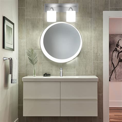 Bathroom Vanity Light Fixture, 2-Light Modern Bathroom Lights with ...