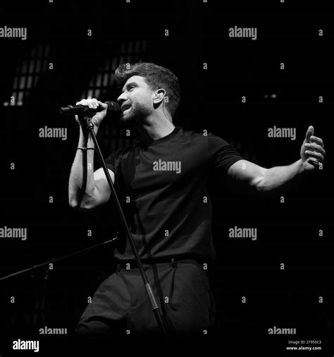 Spanish singer Pablo Alboran performs during his Tour La Cu4rta Hoja ...