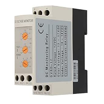 YWBL-WH Voltage Monitoring Relay DC 12V/24V/36V/48V Over-Voltage and ...