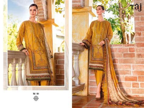 Taj Maria B M Print Super Hit 101 Chiffon Dupatta Salwar Suits