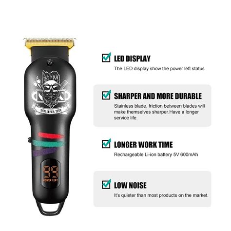 Buy VGR V-971 Rechargeable Corded & Cordless Wet & Dry Trimmer for Hair ...