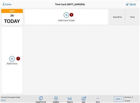 Image result for How to Work Time Card in Hcss App