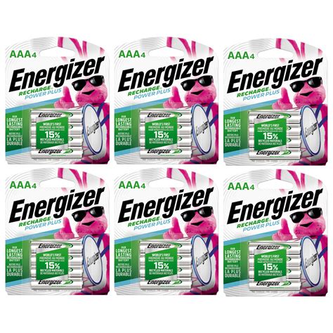 24-Pack AAA NiMH Energizer 800 mAh Low Discharge Batteries (6 Cards of 4)
