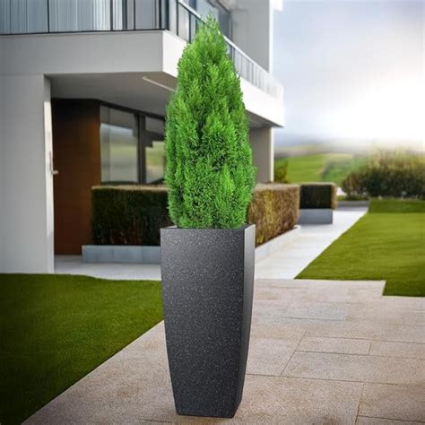 YUCCABE ITALIA Foxb Tk 30 Inch Pots For Plants Highly Durable Polymers ...